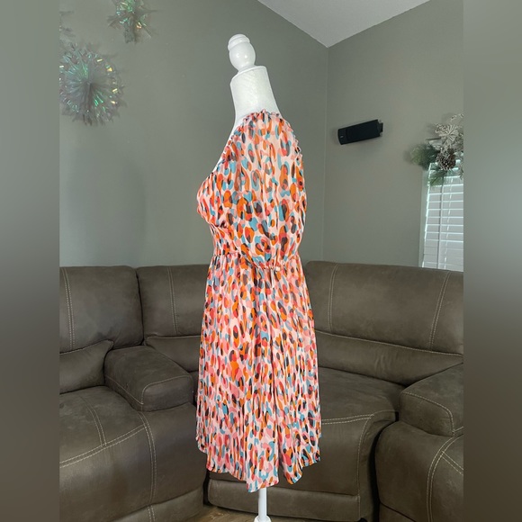 NWT Jessica Simpson Babydoll Dress Multi Pattern XS Valentines Date Gift Party - Picture 6 of 8